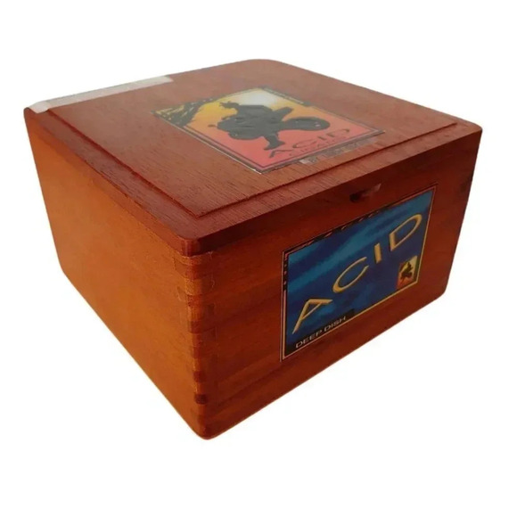 Acid by Drew Estates Deep Dish wooden cigar box, EC - Picture 5 of 8